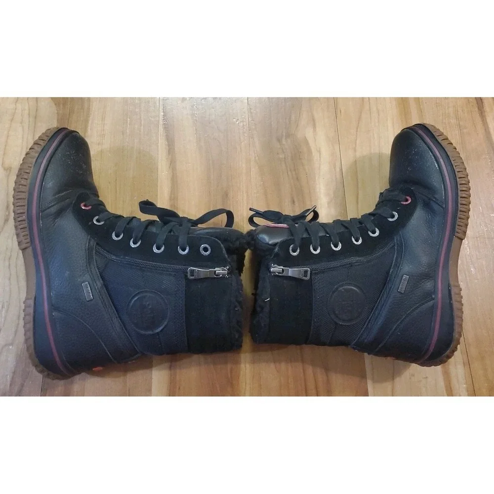 Pajar Canada Trooper 2.0 Lace Up Black Waterproof Winter Boots Mens Size 9 - 9.5